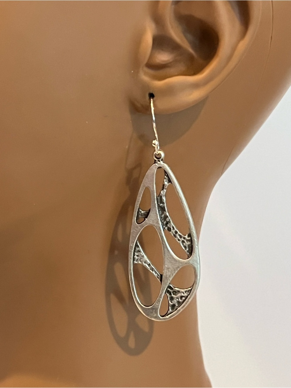 Elegant Silver Statement Earrings